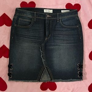 Jessica Simpson denim skirt